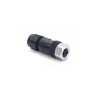 Connecteur femelle M12S, 4 pol., codage B IP67, 4A, non-blindé